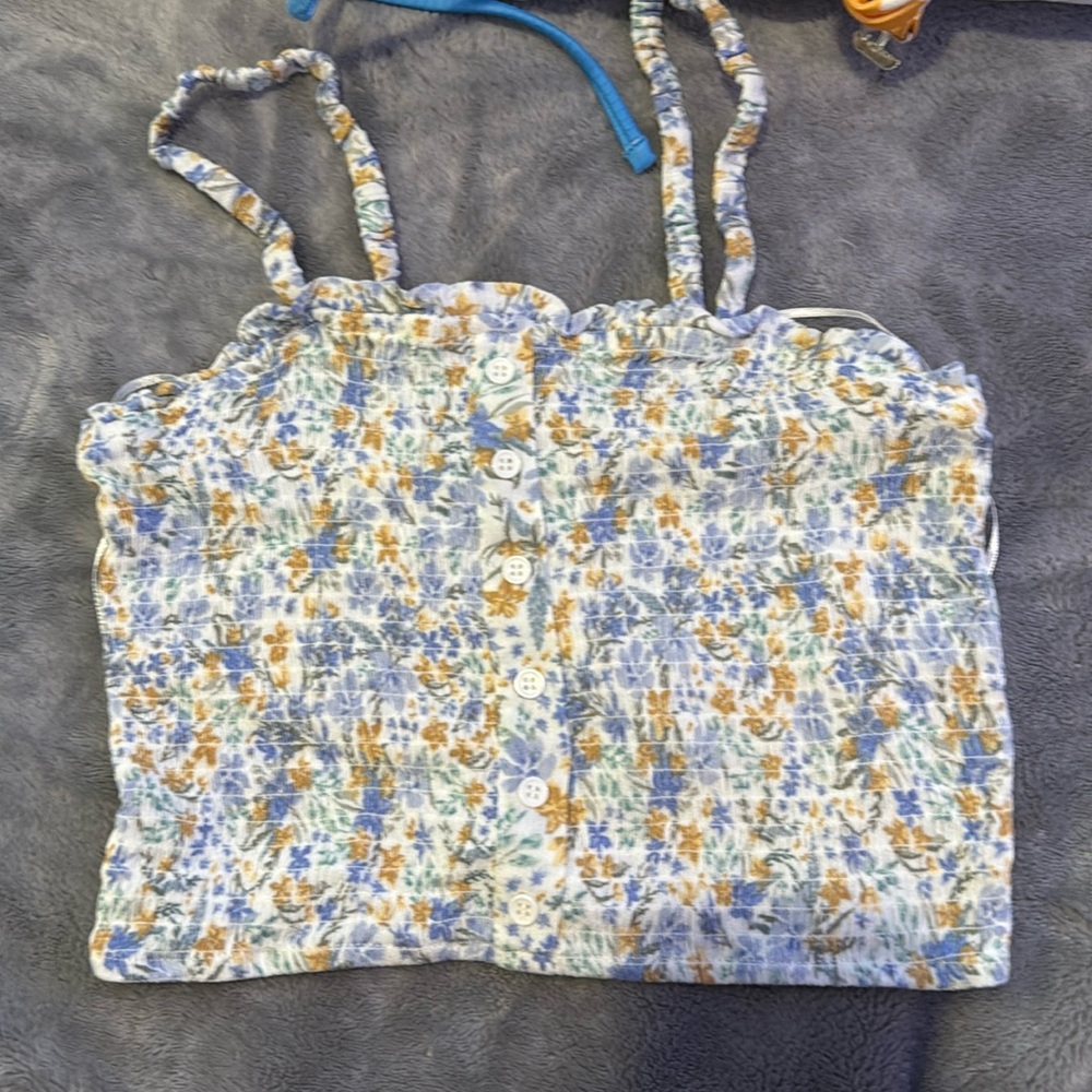 Floral tank top